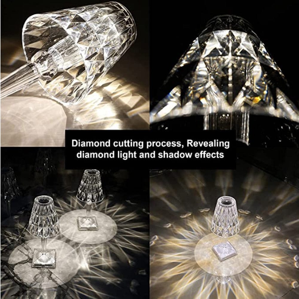 LED Kristal Tafel lamp | Elegante Diamant Ontwerp