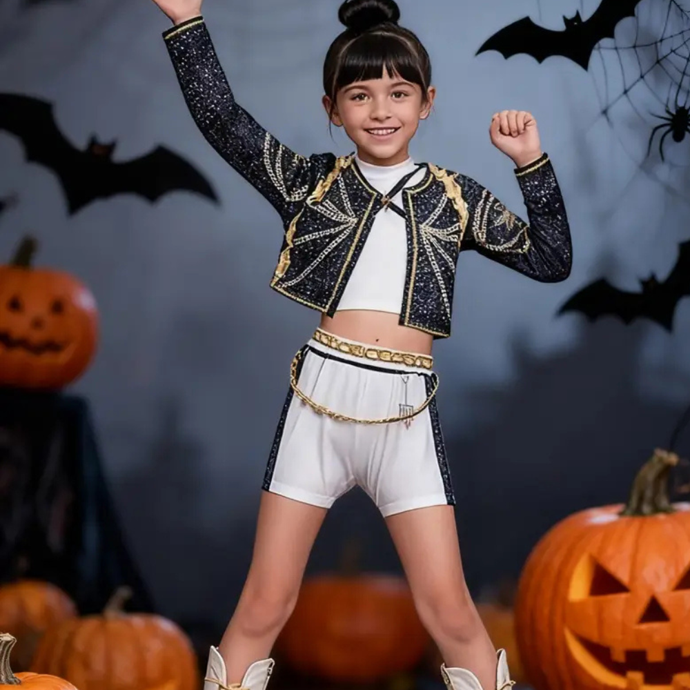 Kids Kpop Hunter Halloween Kostuum Outfit