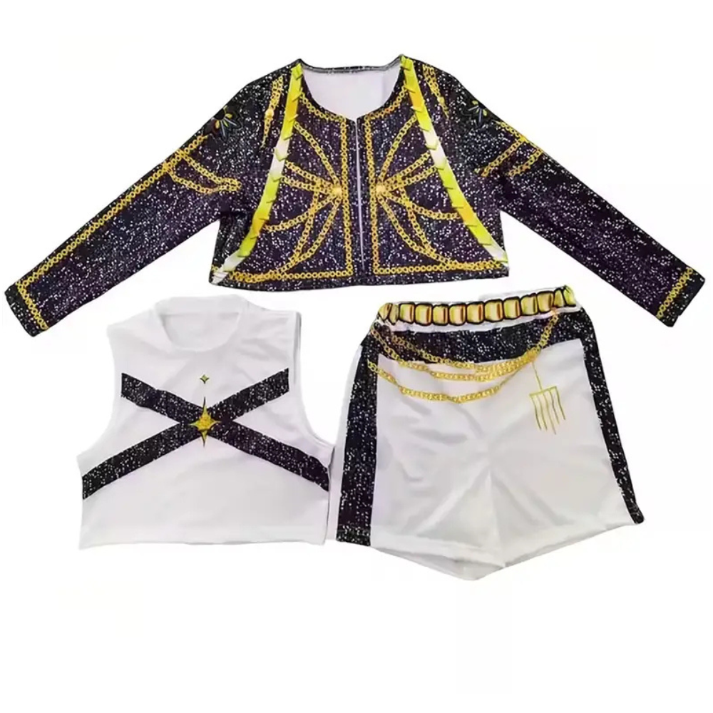 Kids Kpop Hunter Halloween Kostuum Outfit