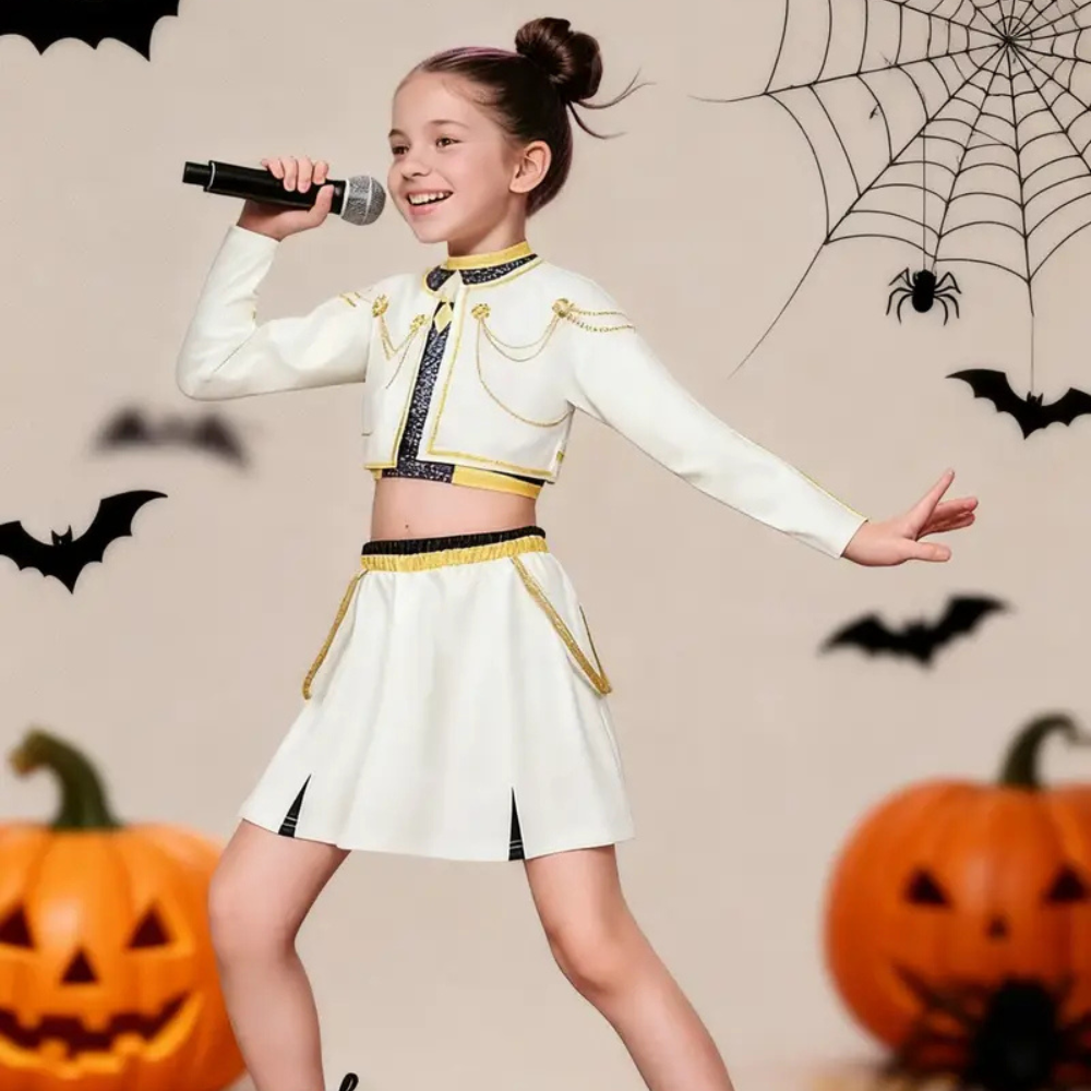 Kids Kpop Hunter Halloween Kostuum Outfit