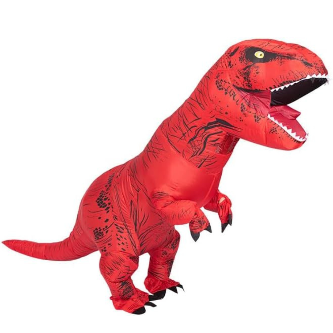 Unisex Opblaasbaar Halloween Dinosauruskostuum | Gigantische Volledige Jumpsuit