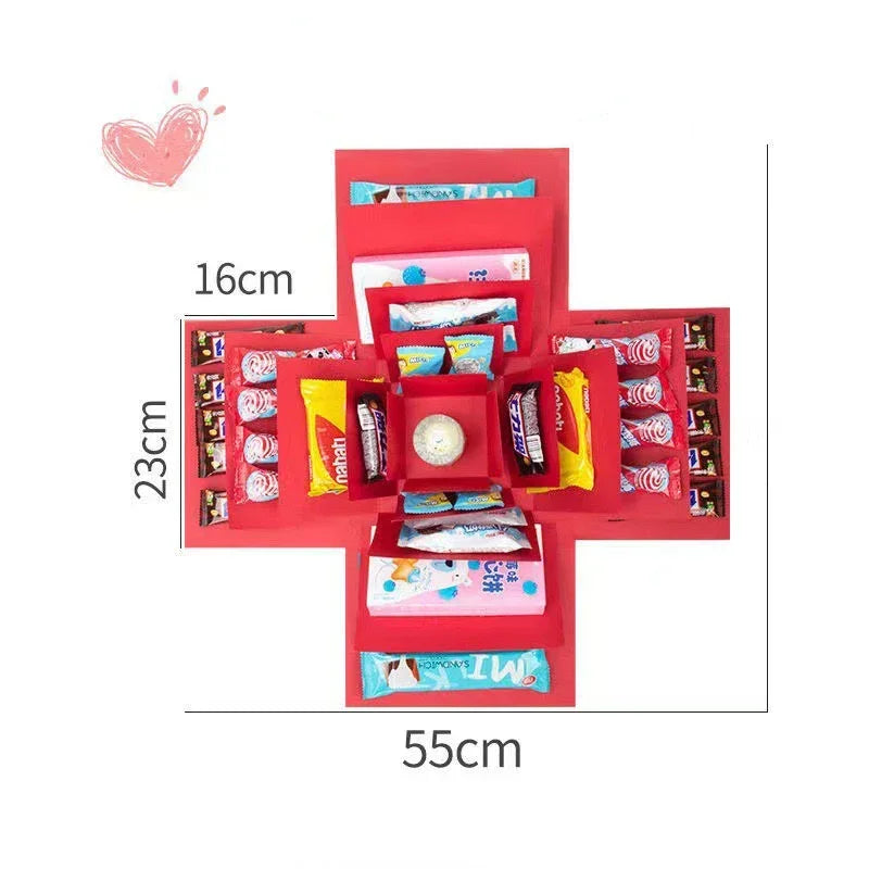 Verrassings-Explosie Geschenkdoos-Kit