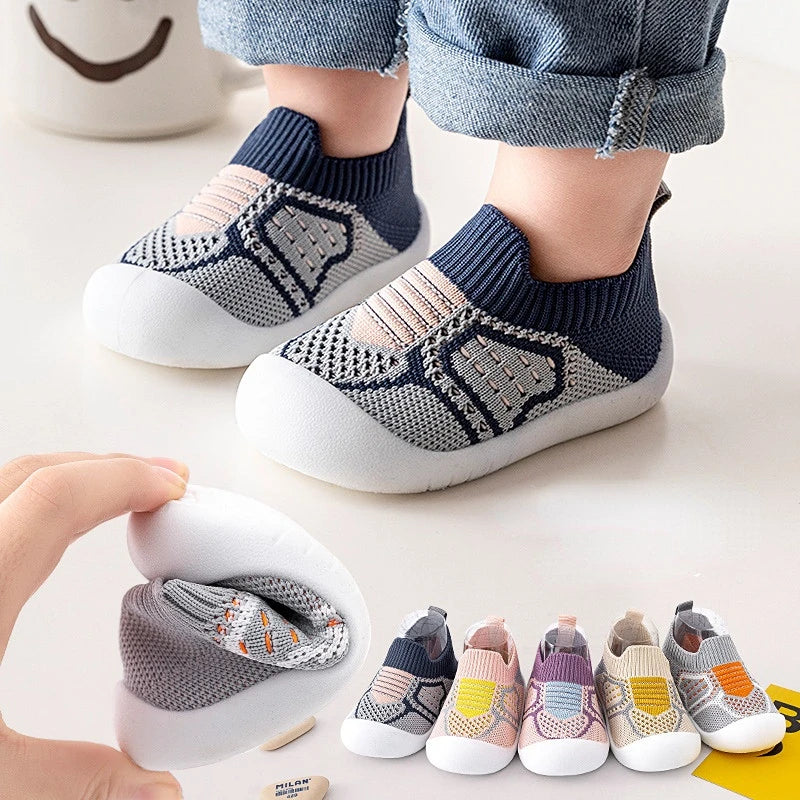 TinyTreads Slip-Ons | Ademende antislipschoenen van mesh