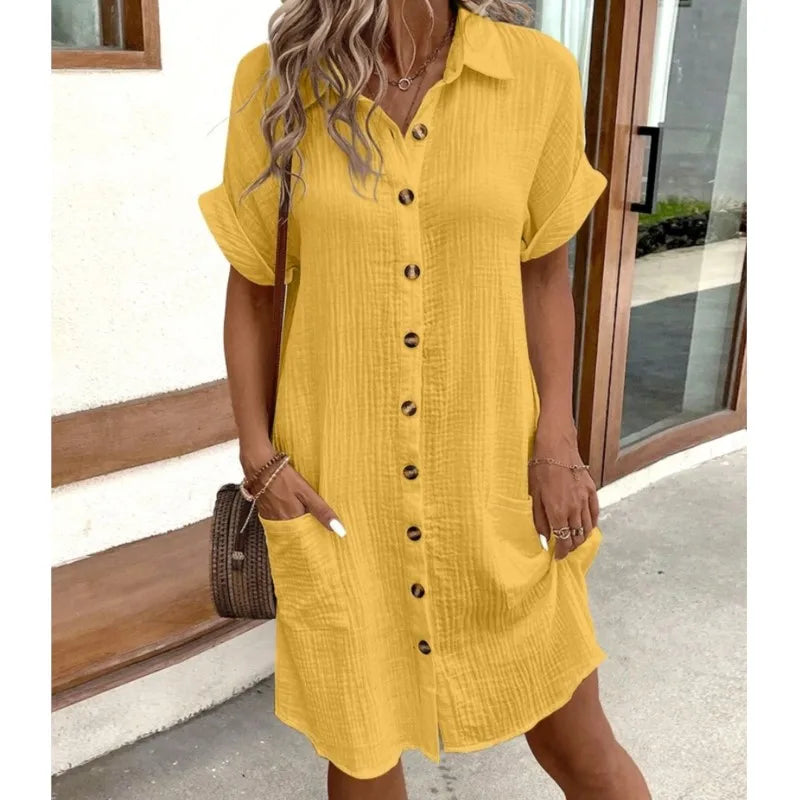 Carlijn⢠Zomerjurk met Kraag