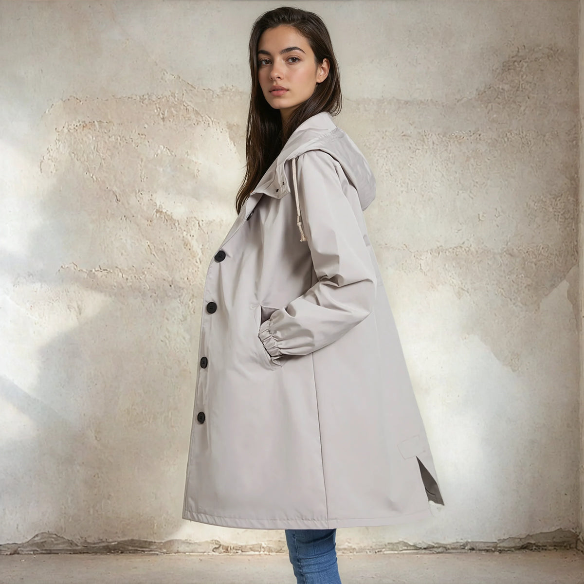 Waterbestendige Trenchcoat voor Dames – Stijlvolle Regenjas voor Elk Weertype