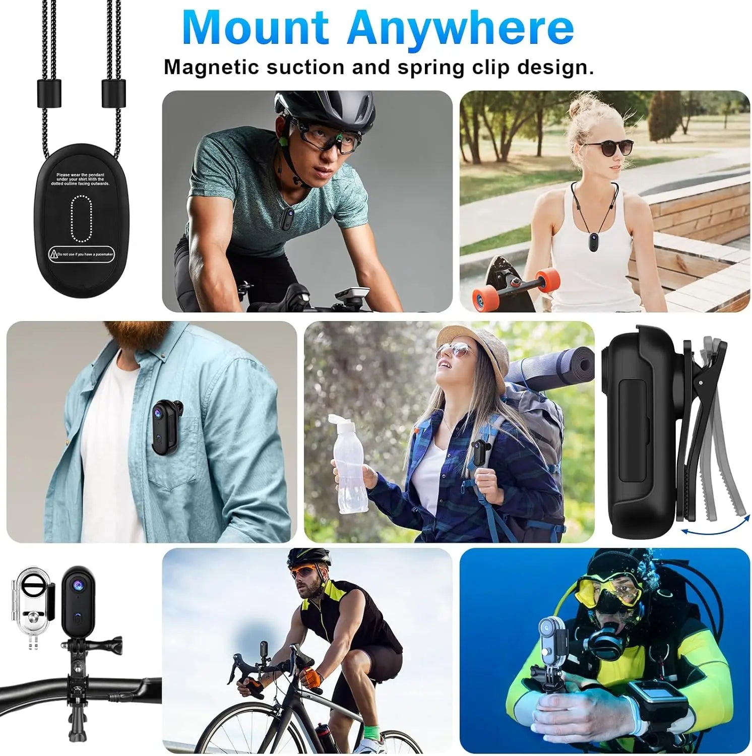 SnapGuard Mini Cam | Compacte HD-bodycamera voor discrete opnames
