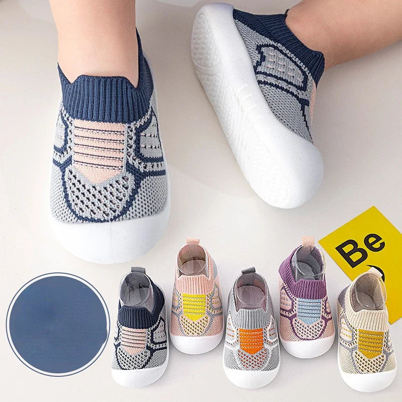 TinyTreads Slip-Ons | Ademende antislipschoenen van mesh