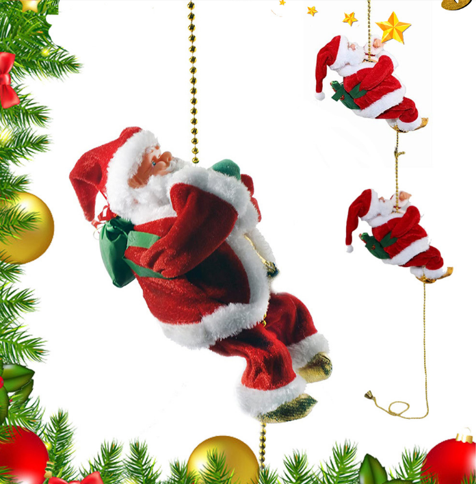 SantaClimb | Santa's Muzikale Klim Feestdecoratie Interactief Speelgoed
