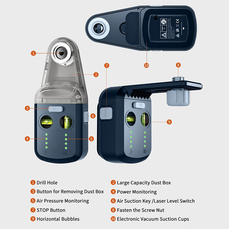LuxLaser Elite Niveau Set | Precieze laser-nivellering voor professionele resultaten bij elk project