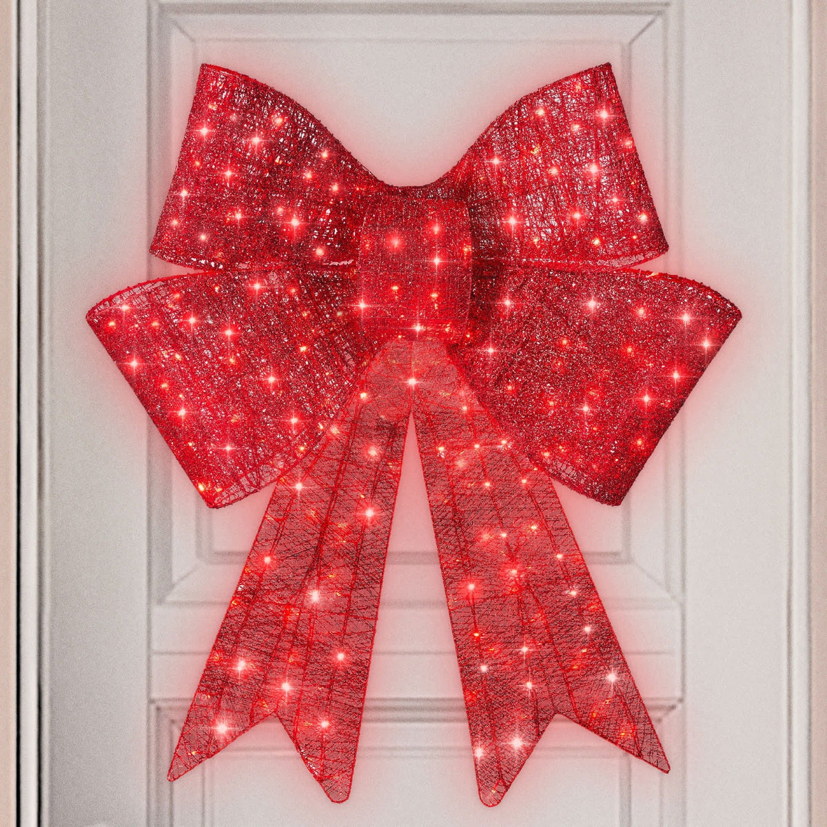 LED Kerststrik met Verlichting – 8 Lichtstanden en Timer voor Binnen & Buiten