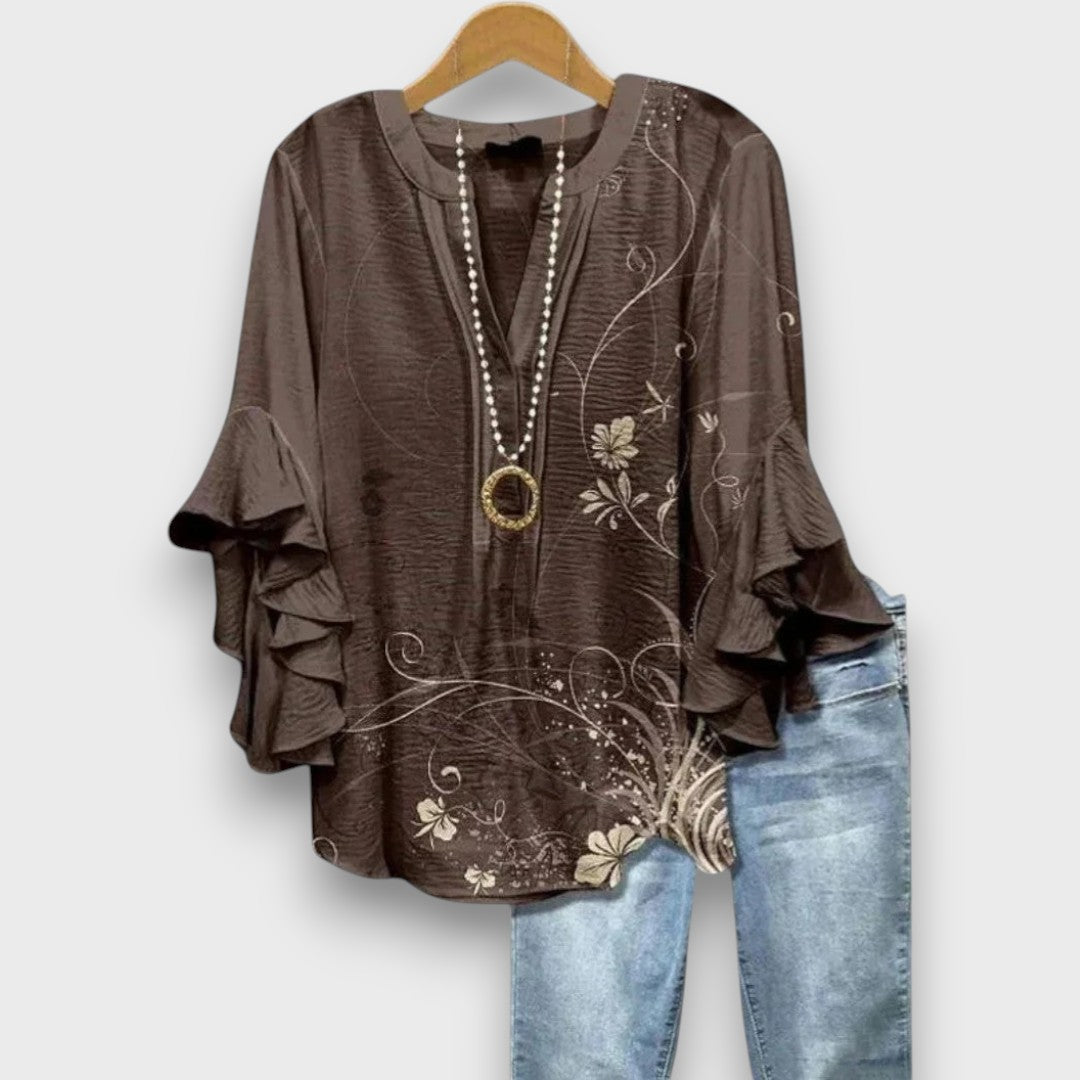 Lunelle – Dagblouse met bloemenprint