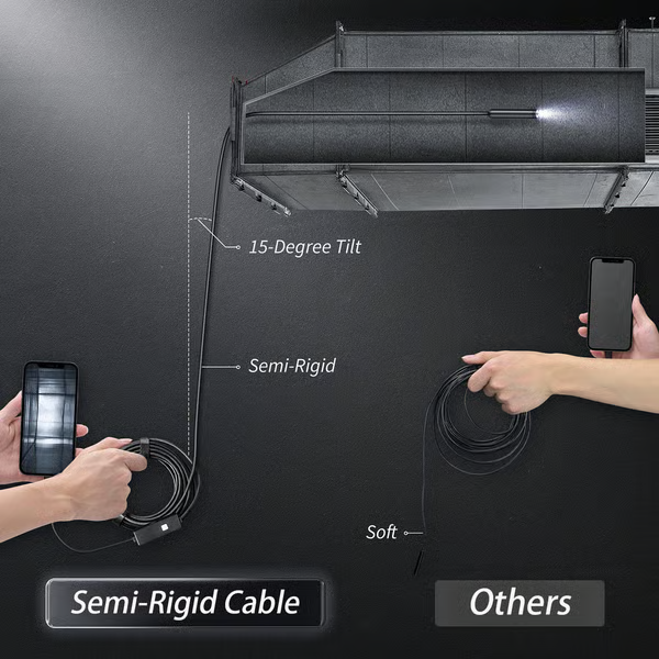 ZoomWand β Draagbare, telefooncompatibele inspectiecamera