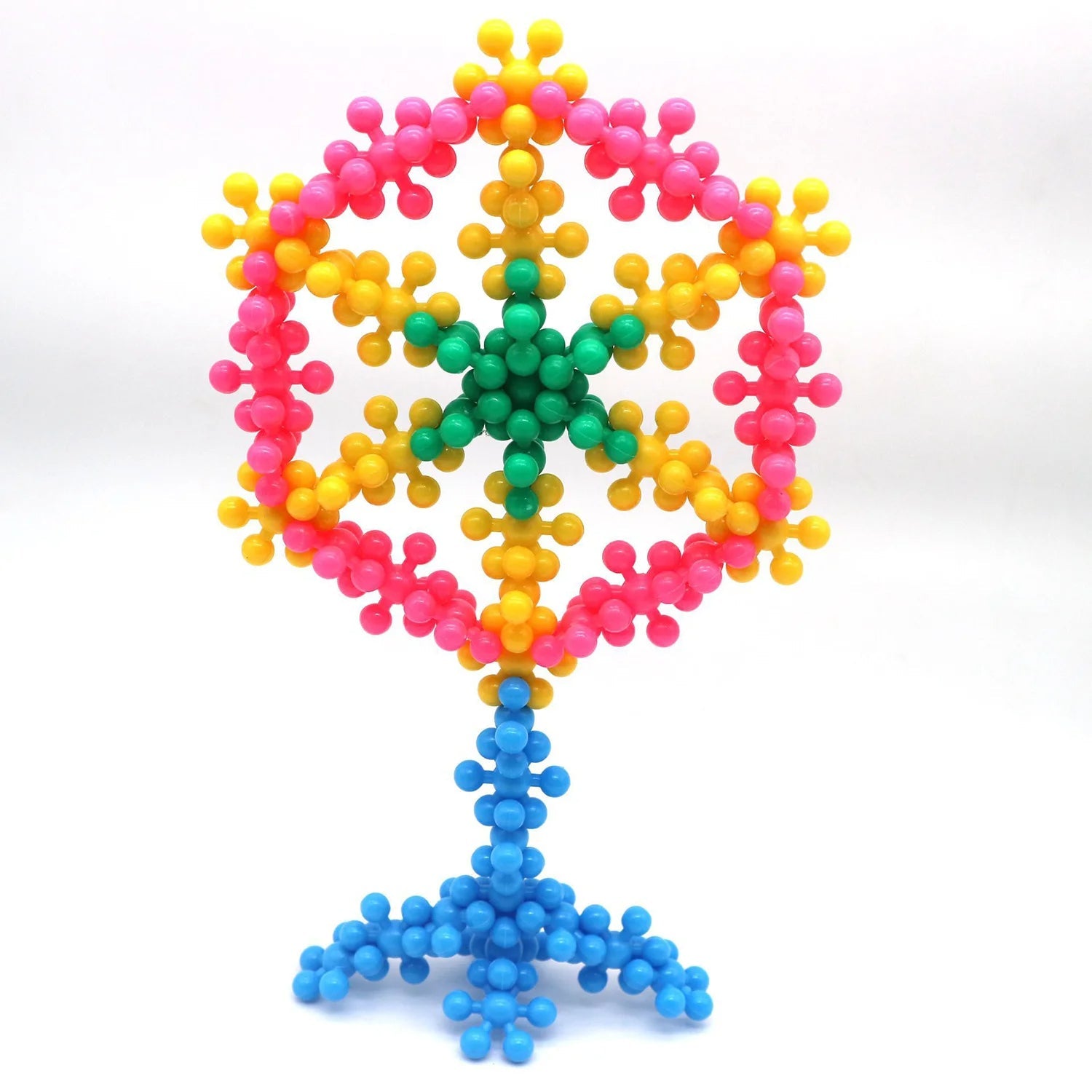 Montessori Sneeuwvlok Bouwstenen