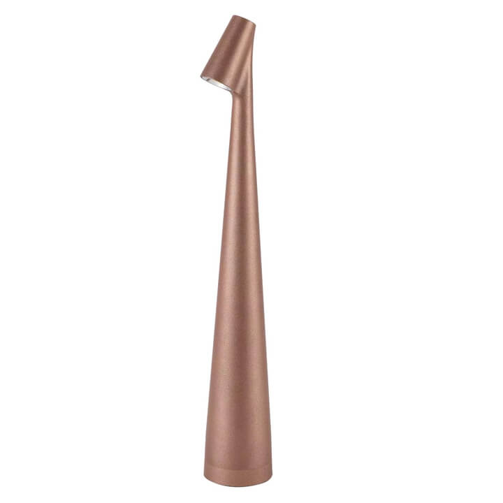 Sculpting Tafellamp Draadloze LED Lamp Massief Aluminium 10000mAh Accu 3-Traps Dimming CRI 90 USB-C Oplaadpoort Warmwit 2700K
