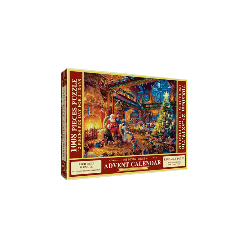 Julepuzzel Adventskalender - 24 Dagen Countdown