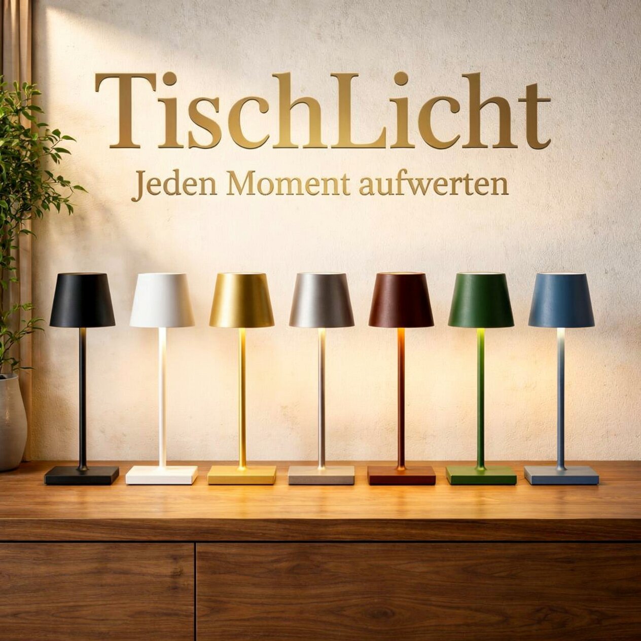 Draadloze Tafel lamp | Tafelverlichting met accu | TafelLicht