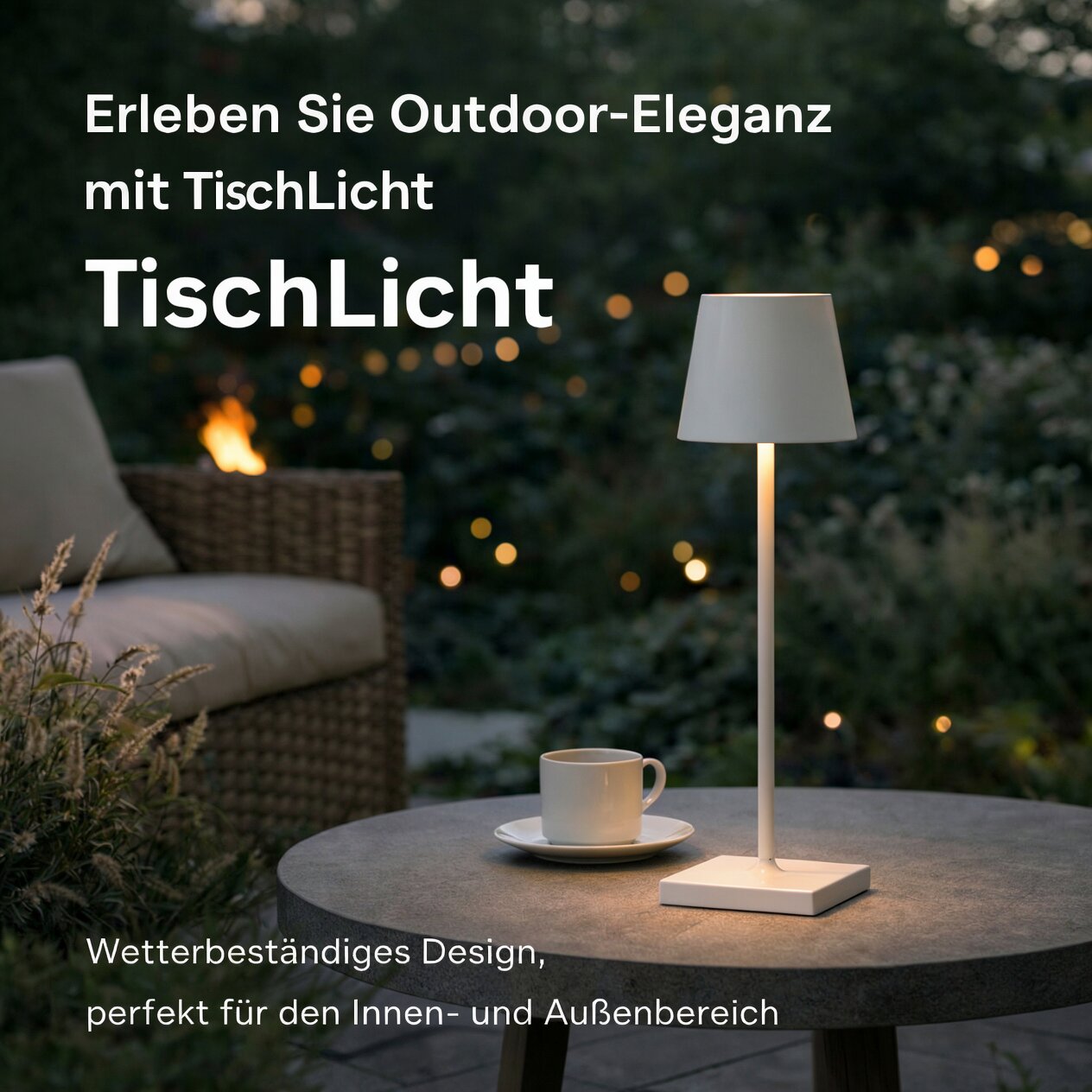 Draadloze Tafel lamp | Tafelverlichting met accu | TafelLicht