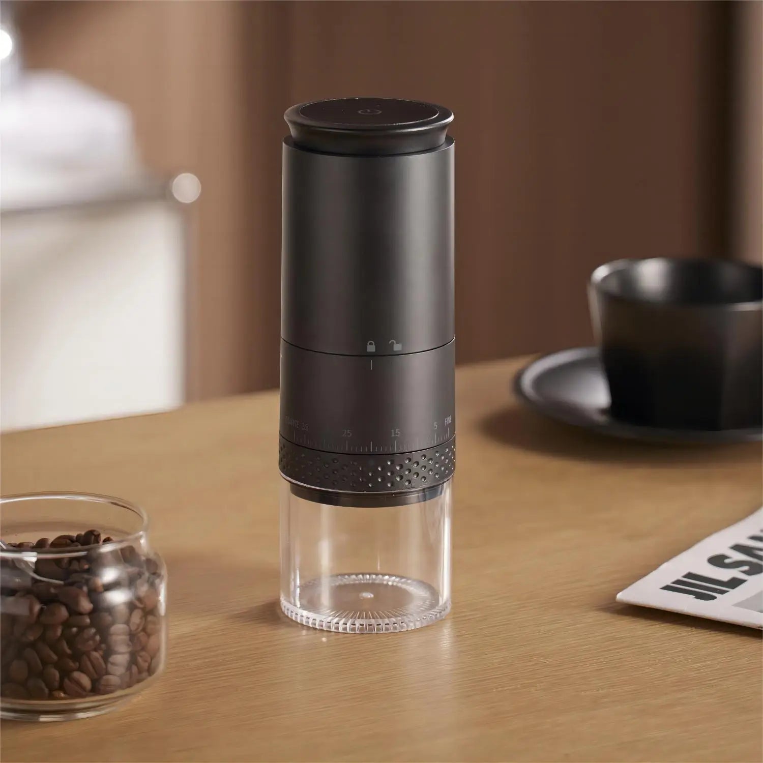 Draagbare Elektrische Koffiemolen - BeanBuddy
