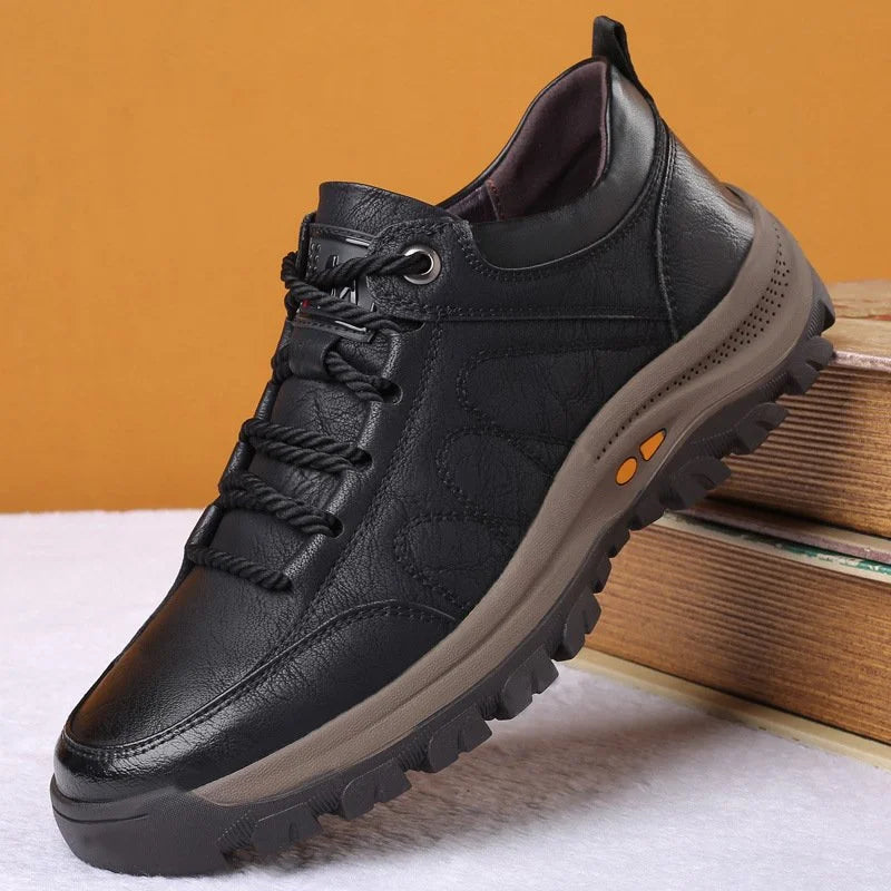 Comfortabele en Waterdichte Orthopedische Lederen Schoenen voor Heren