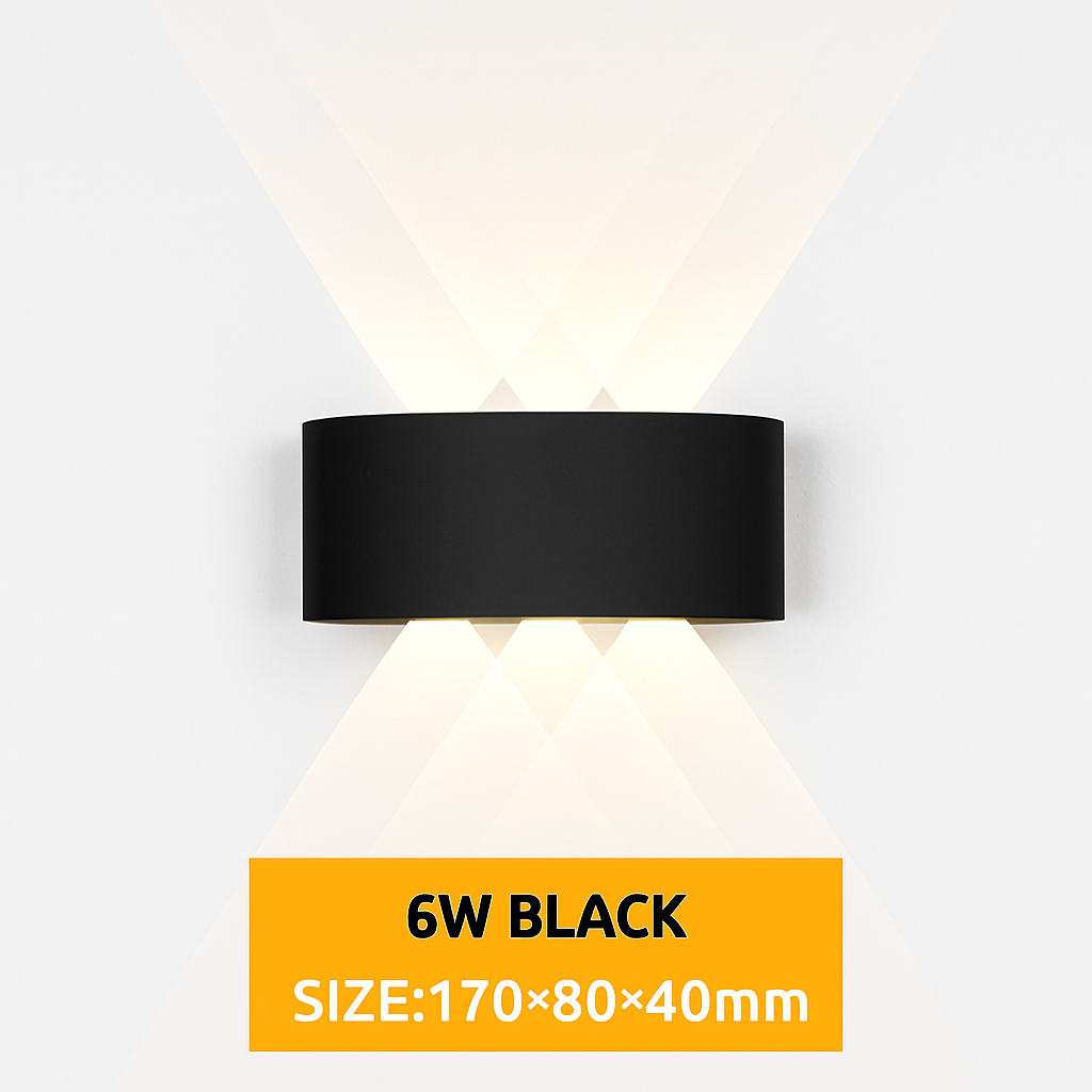 LED Wandlamp Buiten Waterdicht IP65 Binnenwandlamp 4W 6W 8W 10W Tuinlampen Aluminium Slaapkamer Woonkamer Trapverlichting