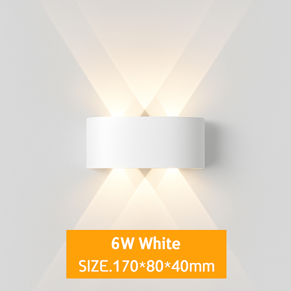 LED Wandlamp Buiten Waterdicht IP65 Binnenwandlamp 4W 6W 8W 10W Tuinlampen Aluminium Slaapkamer Woonkamer Trapverlichting