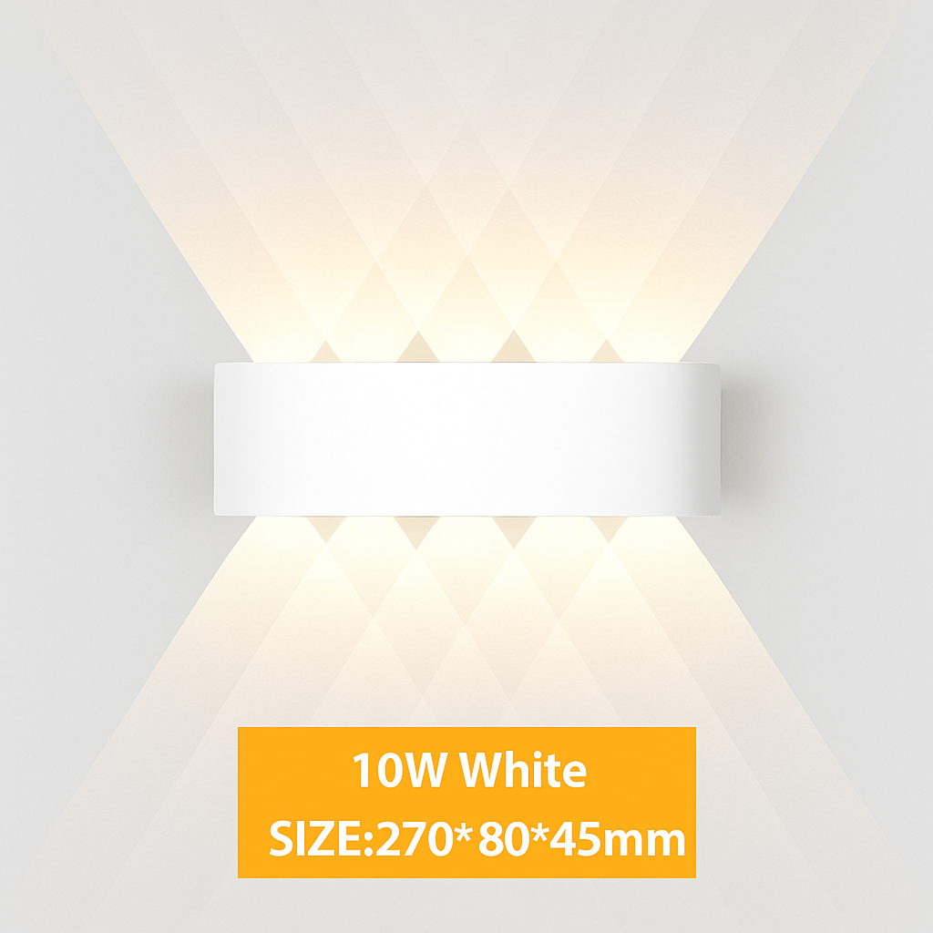 LED Wandlamp Buiten Waterdicht IP65 Binnenwandlamp 4W 6W 8W 10W Tuinlampen Aluminium Slaapkamer Woonkamer Trapverlichting