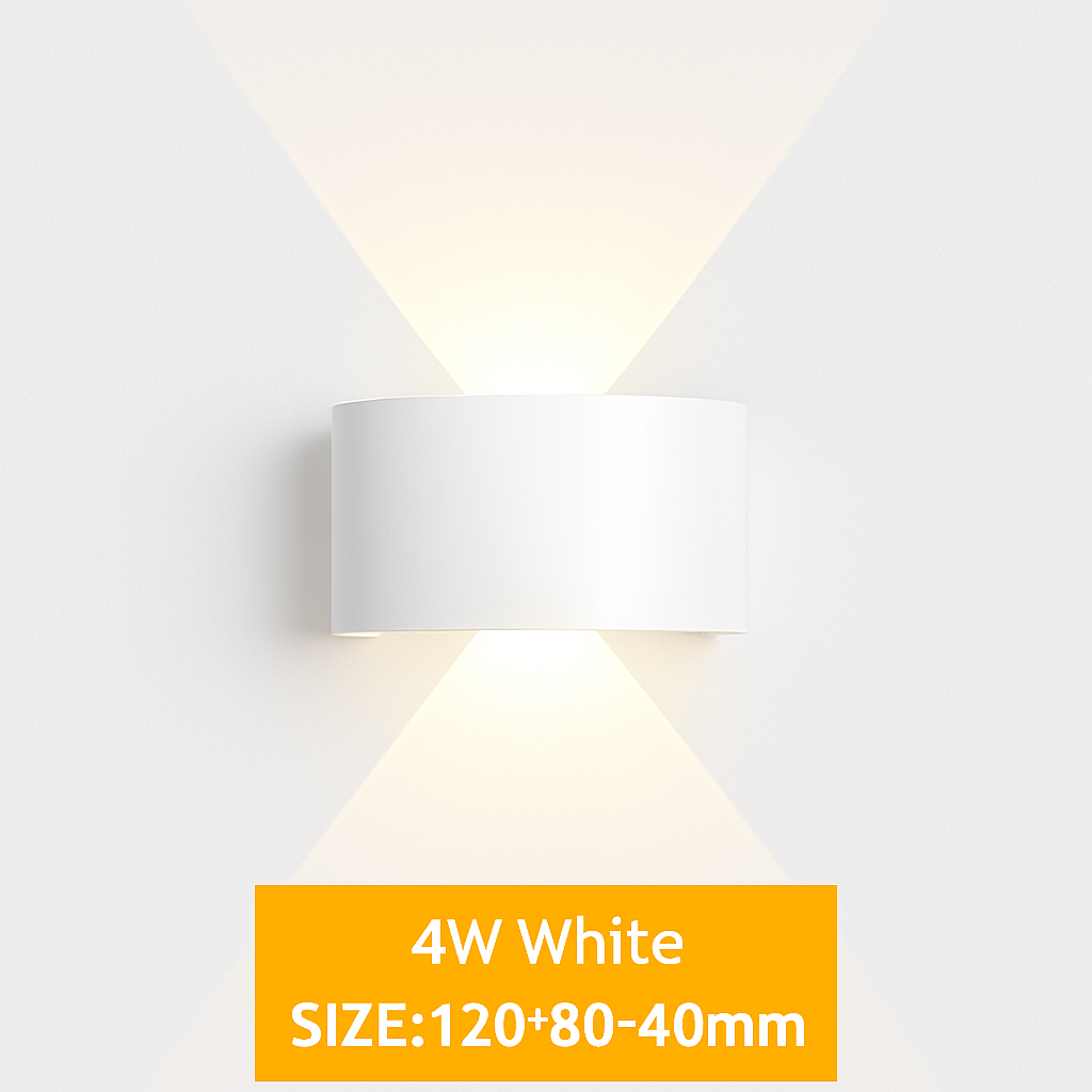 LED Wandlamp Buiten Waterdicht IP65 Binnenwandlamp 4W 6W 8W 10W Tuinlampen Aluminium Slaapkamer Woonkamer Trapverlichting