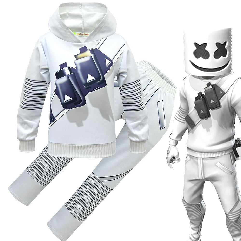 Kinderen Futuristisch Halloween Kostuum Trainingspak Hoodie Lange Mouw