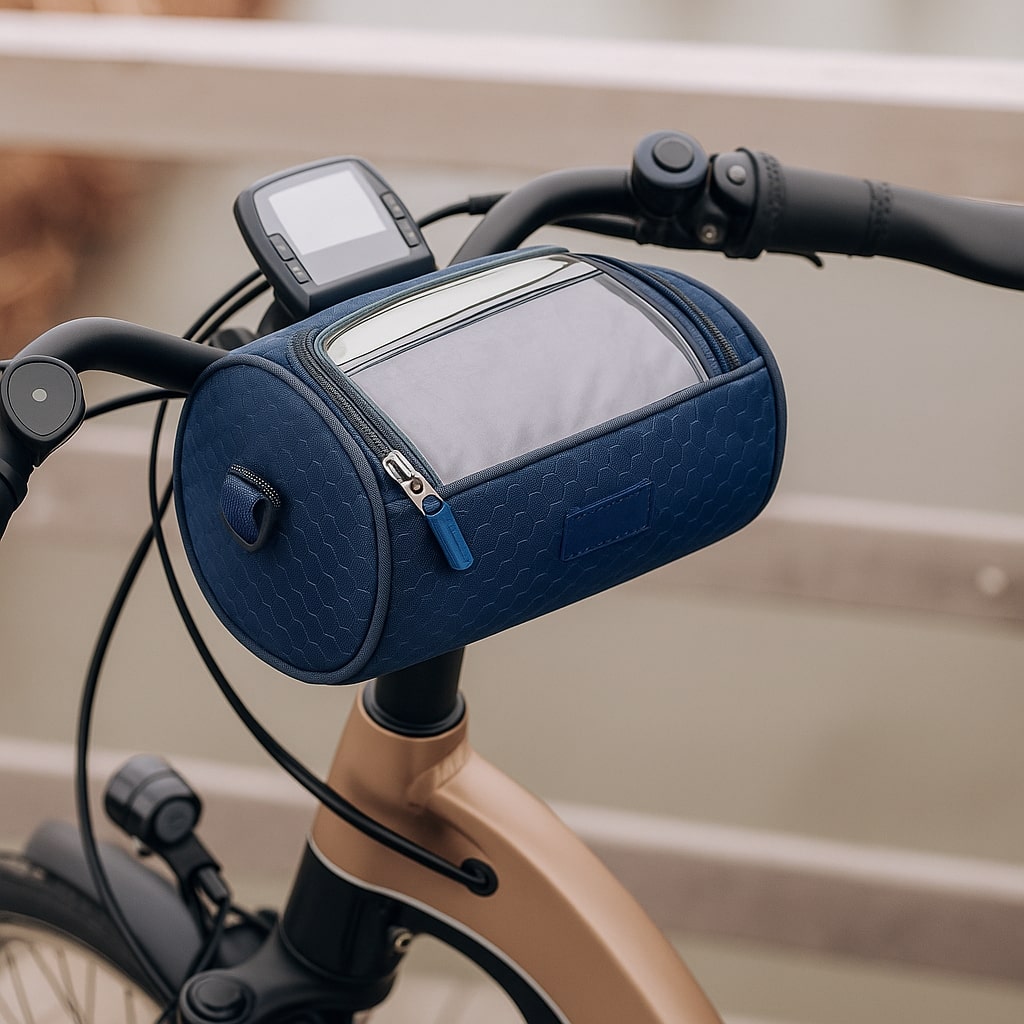 Fietstas voor het stuur | Waterdichte fietstas met touchscreen | Tourix