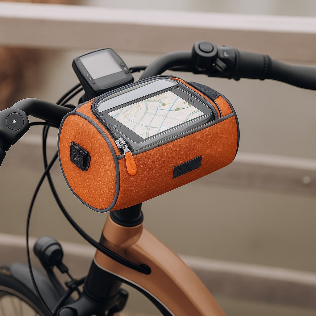 Fietstas voor het stuur | Waterdichte fietstas met touchscreen | Tourix