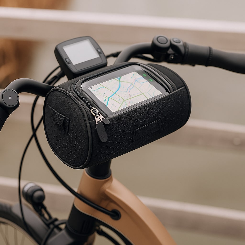 Fietstas voor het stuur | Waterdichte fietstas met touchscreen | Tourix