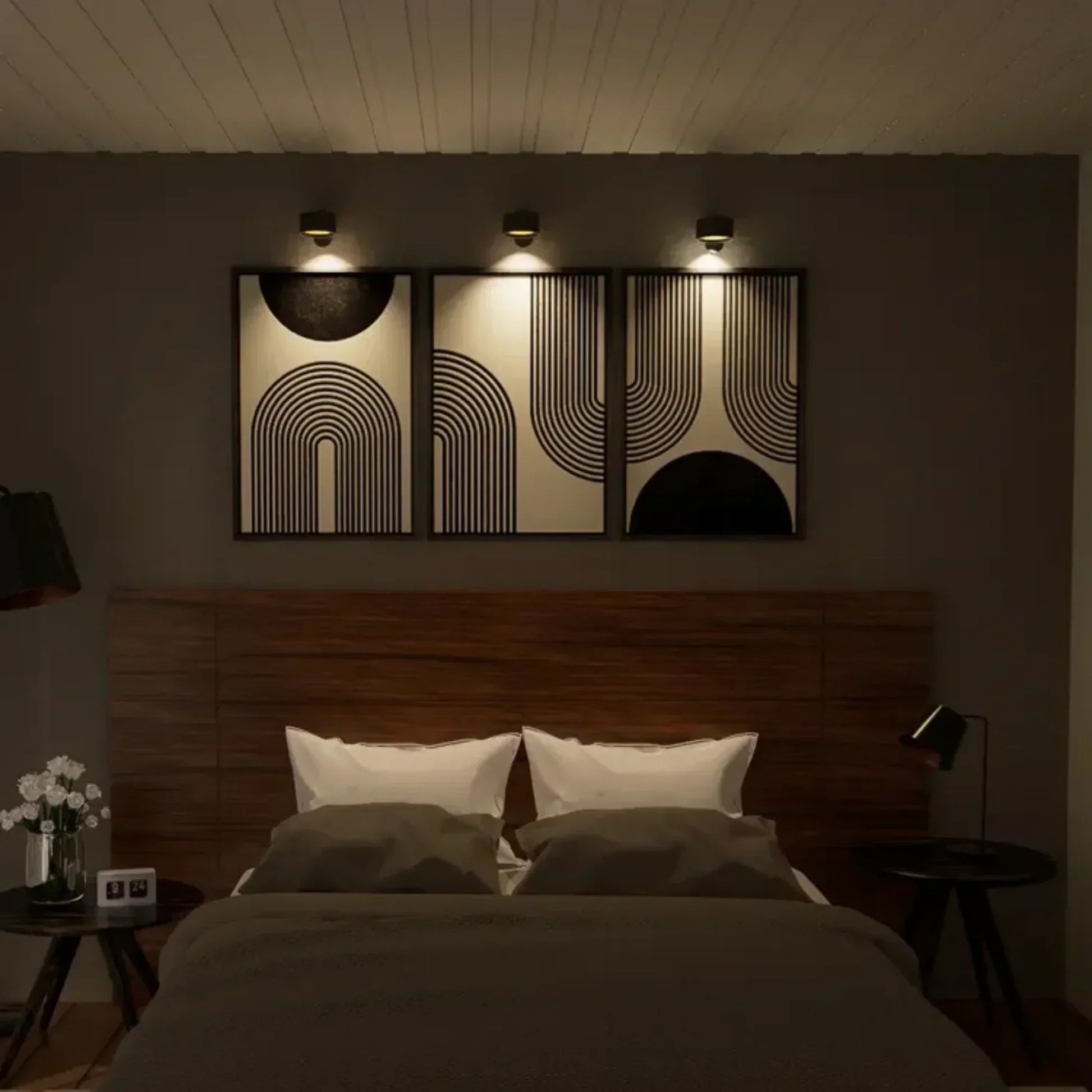Draadloze Wandlamp 360° Magnet