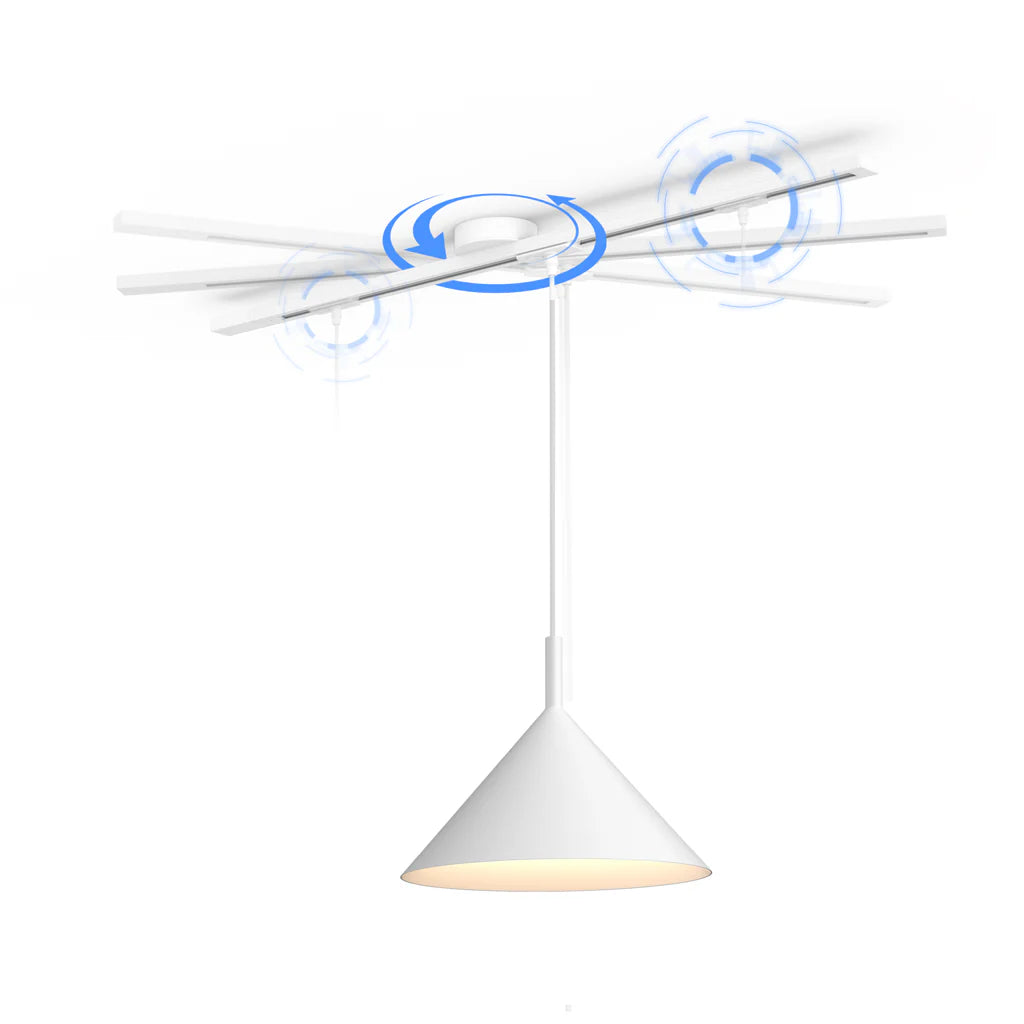 Morris Rotatable Movable Ceiling Rail voor Hanglamp