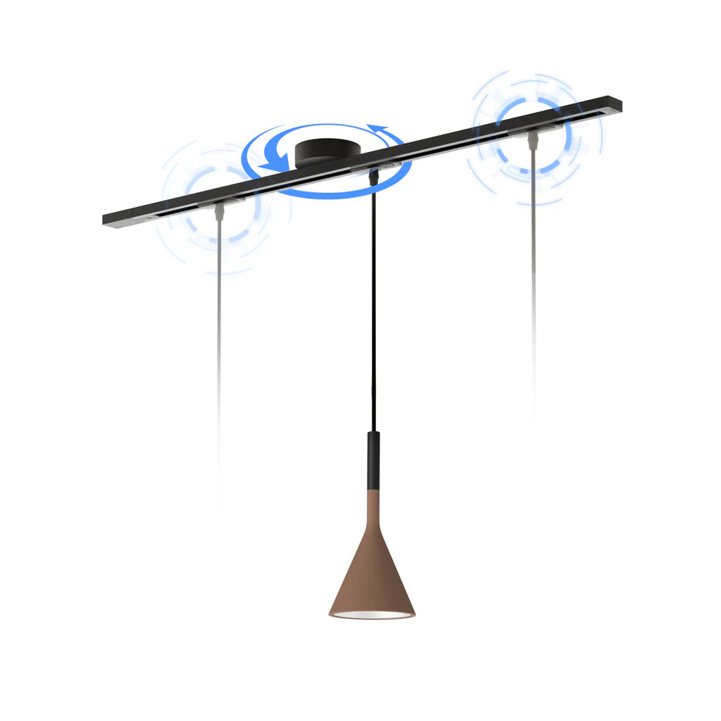 Morris Rotatable Movable Ceiling Rail voor Hanglamp