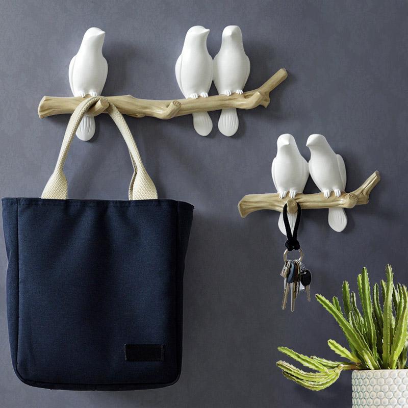 Mooie Vogels Kapstok Wand Kapstok Voor Speelse Decoratie