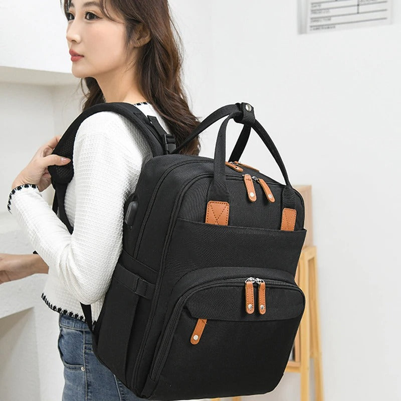 2-in-1 Baby Rugzak met Verschoonbed