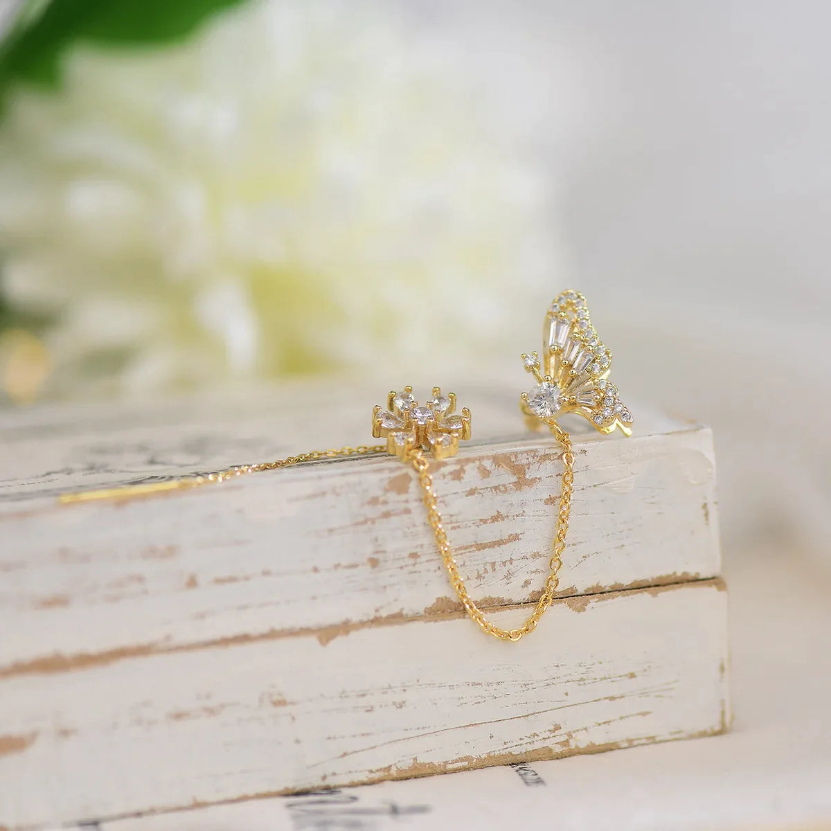 Vlinder Oorbel | Geduld, vertrouwen en besef dat alles tot bloei komt