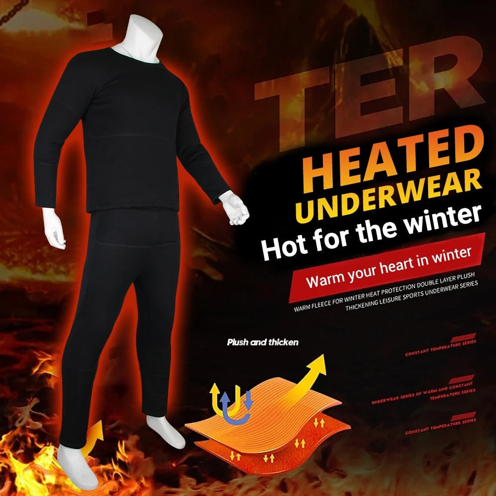 Verwarmende Onderkleding | Oplaadbare Thermo-Basislaag | Unisex