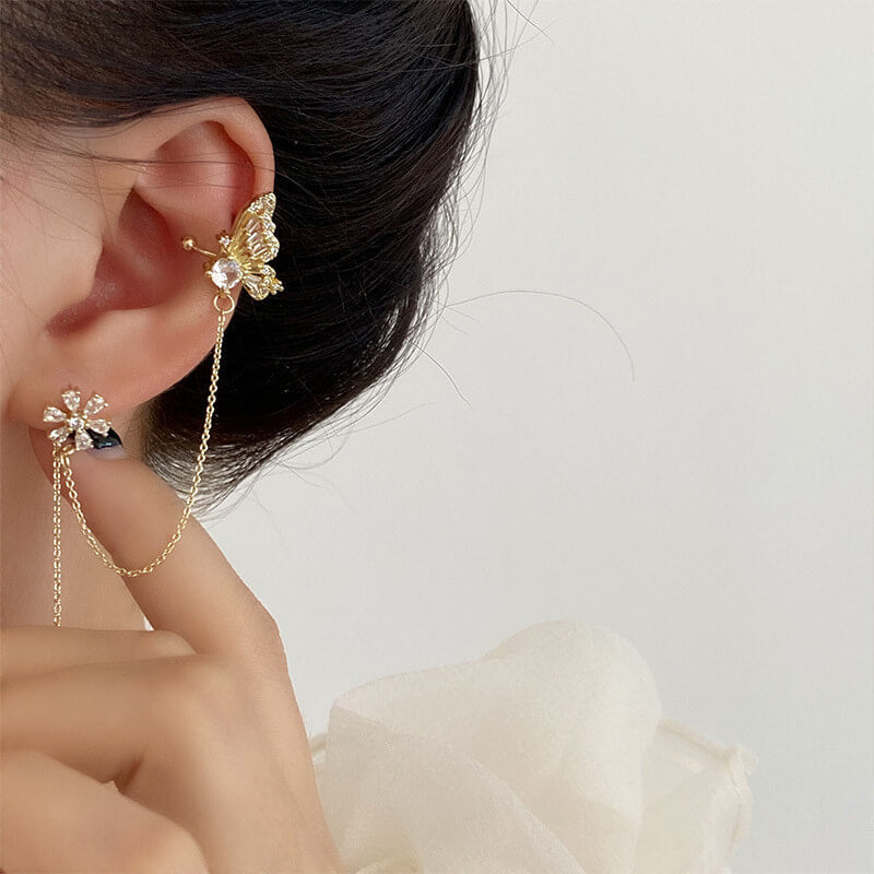 Vlinder Oorbel | Geduld, vertrouwen en besef dat alles tot bloei komt