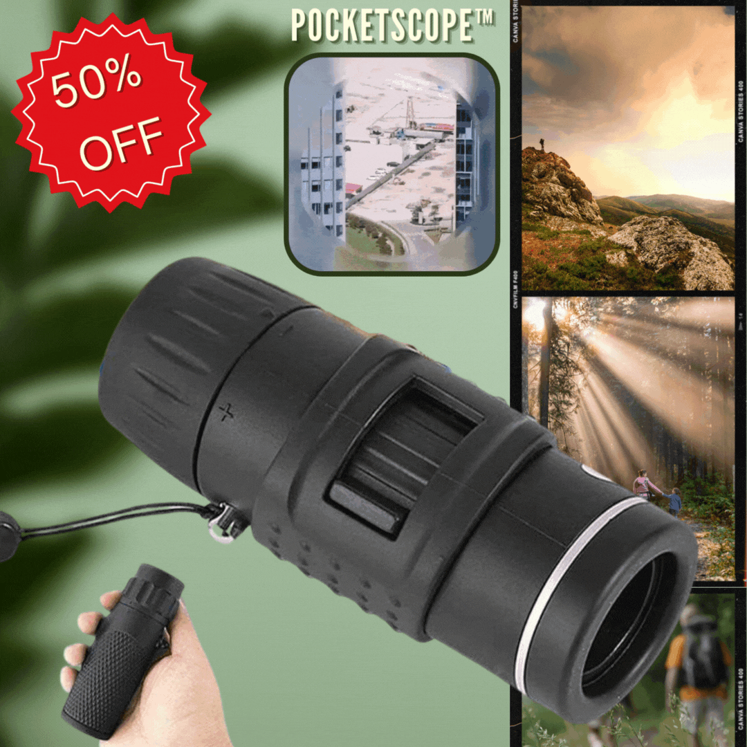 50% KORTING TOT VANDAAG! - LightZoom - Ultr lichte Zak Telescoop - Beperkte Aanbieding
