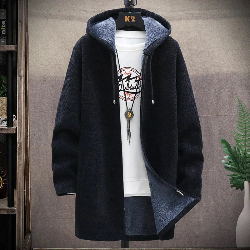 MARCEL | WARME STRIKJACKE MET RITS