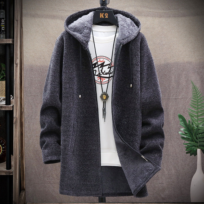 MARCEL | WARME STRIKJACKE MET RITS