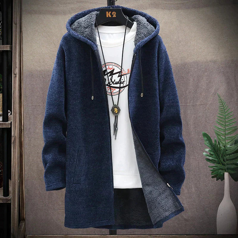MARCEL | WARME STRIKJACKE MET RITS