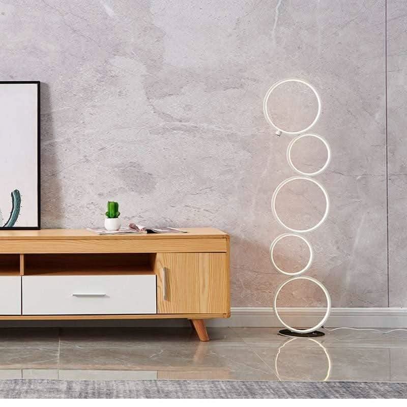Vloerlamp met Warmwit LED Licht – Sfeervolle Verlichting voor Woonkamer en Slaapkamer