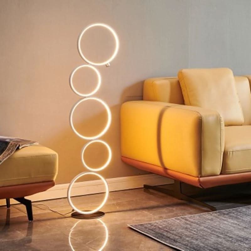 Vloerlamp met Warmwit LED Licht – Sfeervolle Verlichting voor Woonkamer en Slaapkamer