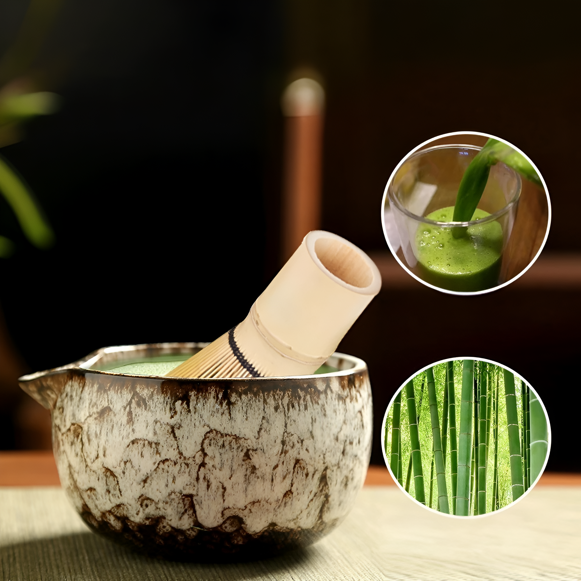 Matcha Keramiekset - Traditionele Theeceremonie | 6 Delen