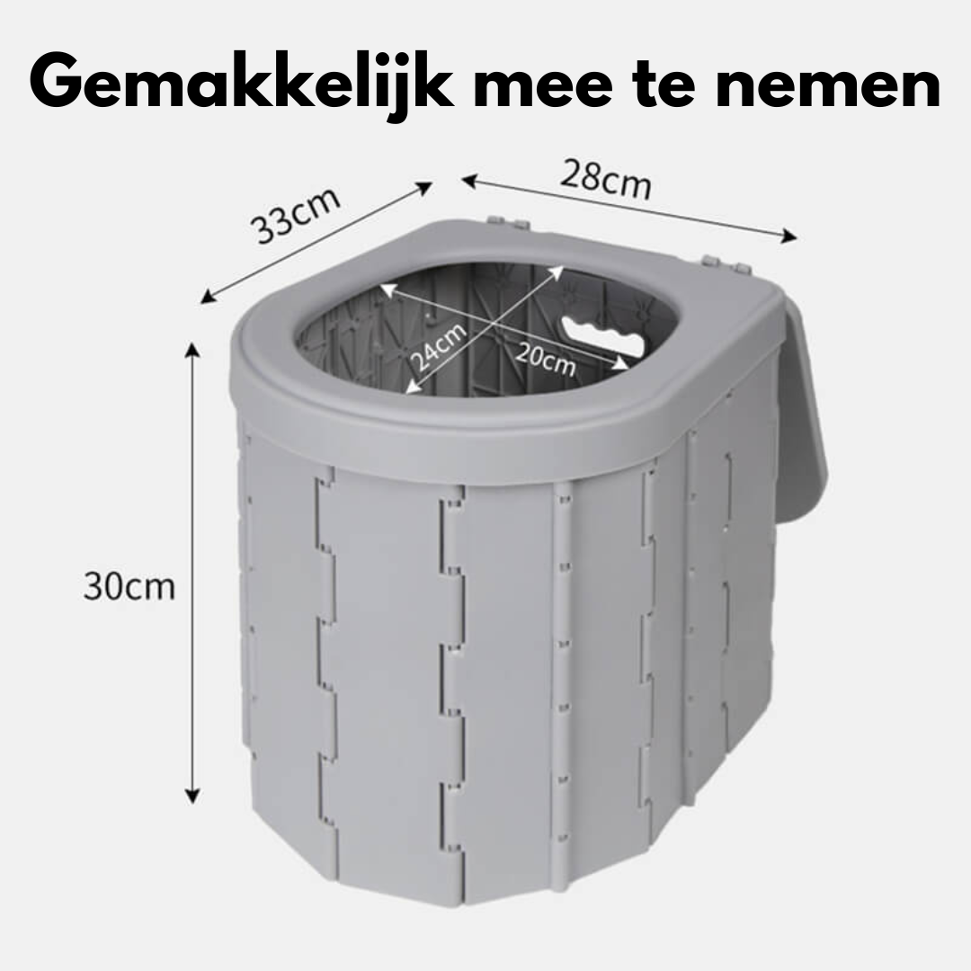 LuxTravella™ Reistoilet | De ultieme toiletoplossing voor zorgeloze avonturen