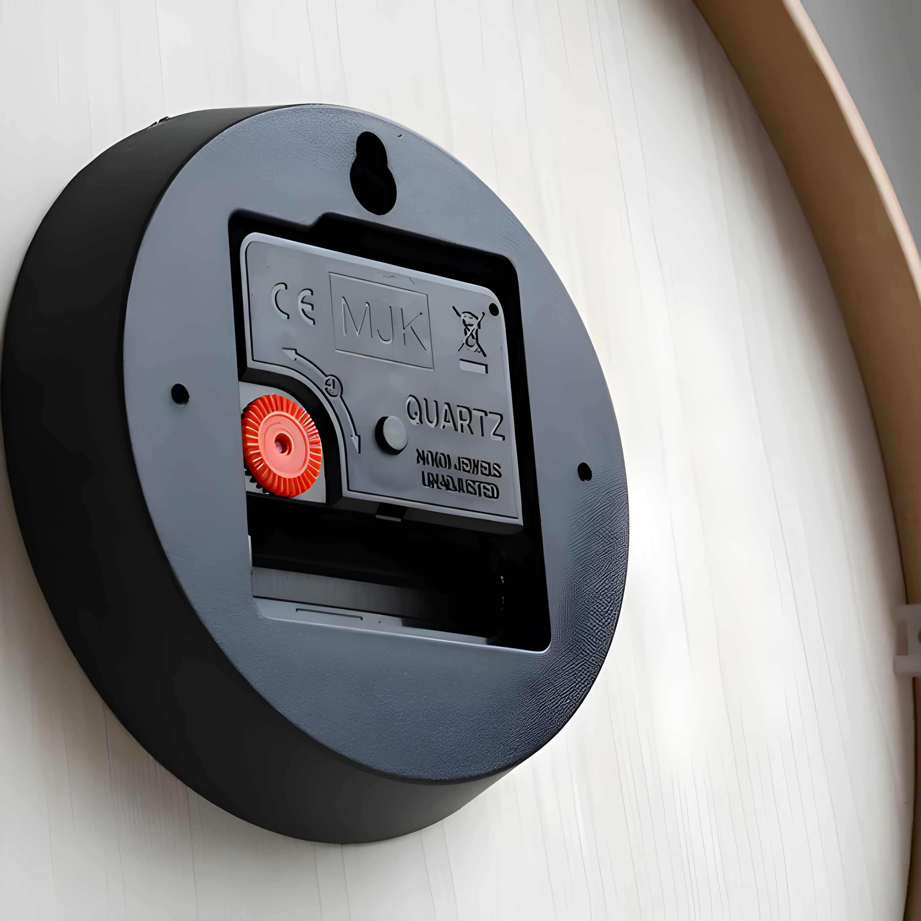 Geluidloze Houten Wandklok | Modern Rond Design