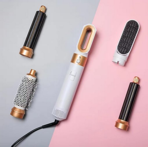 5-in-1 Stylingsborstel met Coanda-effect en ionische technologie voor drogen en krullen