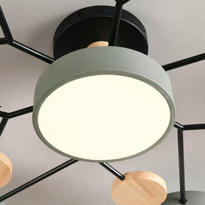 Scandinavische Plafondlamp – Vertakt Design, Stijlvol & Duurzaam met LED-technologie
